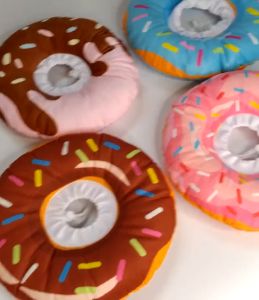 [Junjun]ปลอกคอกันเลีย คอลล่าโดนัท คอลล่าแมว กันเลีย กันเกานุ่มนิ่มน่ารัก นอนสบายไม่หนักคอ