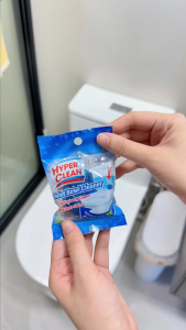 (Value Pack) HYPERCLEAN Auto Toilet Bowl Cleaner Blue Bubble Flush Bathroom Clean Individual Packaging-(5pk 10pk30pk)