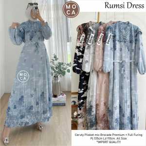 GAMIS DRESS RUMSI  LD 110 BY MOCA BERLABEL
