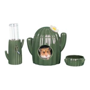 BUCATSTATE | Pet Hamster Hideaway and Food Dish