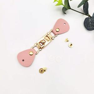 EELHOE | PU Leather Turn Lock Clasps Exquisite Golden Metal Hardware for DIY Leather Handbag Craft Making Tools