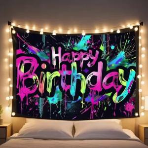 First birthday background Teddy Bear white balloon children portrait photography background Children shower banner