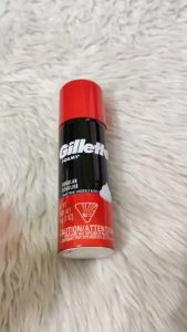 Gillette Foamy Regular Shave Foam Extra Rich Creamy Lather Softens Facial Hair 56g