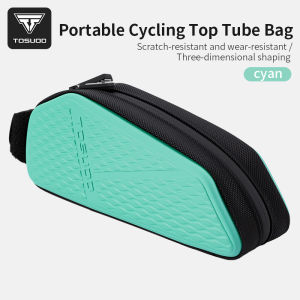TOSUOD | TOSUOD Bicycle Bag Waterproof Cycling Top Front Tube Frame Bag MTB Road Bike Beam Bags Riding Bag Accessories