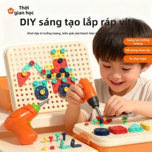 SHIGUANGXUE | Educational DIY Screw Assembling Toy for Kids