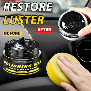 Durable Car Tire Wax Black Shine Restores Original Black Covers Whitening Anti-Cracking Anti-Aging Protection for Plastic Parts