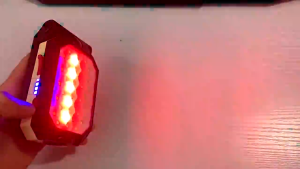 USB Rechargeable Portable LED Flashlight COB Work Light Adjustable Waterproof Camping Lantern Magnet Design Built-in Battery