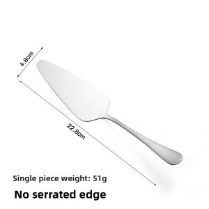 Stainless Steel Cake Server Triangle Pizza Knife Kitchen Cheese Cutter Creative Baking Tool Home Cream Knife