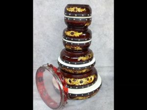 Satu Set Qasidah Ukir Super Isi 8 Plus Tamborin Mika