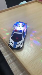 Electric Toy Car 360°Rotation Police Car Vehicle with LED Light Music Dancing Deformation Rotating Car Automatic Lifting Door Universal Police Cars Educational Toy Gifts For Kids - Lazada