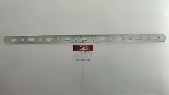 Plat Lubang 40 CM - Panjang 40 cm Tebal 1,4 mm Bracket Breket Plat Besi Lubang Modifikasi Serbaguna