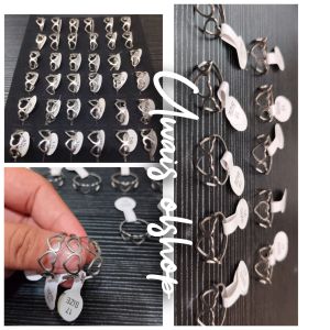 Grosir/Cincin Stainless Steel- Titanium Harga Untuk 6 PIC Ukuran 6 Sampai 10