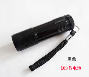 Portable Mini 9LED UV Light Pen Money Detector Fluorescent Agent Inspection Purple Light Anti-counterfeit Lamp