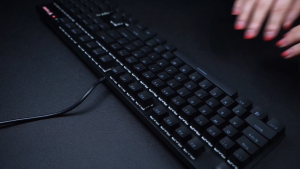 RAPOO V150S Wired Gaming Keyboard Mouse Combo – Mechanical RGB Keyboard V500 Pro & V22S High-Precision Gaming Mouse