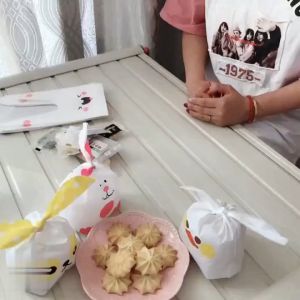 Satu Keluarga Plastik Goodie Bag Kecil Karakter Kelinci C1181 Plastik Bingkisan Ultah Anak Lucu