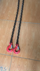 Dây xích cẩu 2 sợi 3 tấn 1.5m móc thu ngắn xích Kawasaki tại Máy NTT bảo hành dài hạn