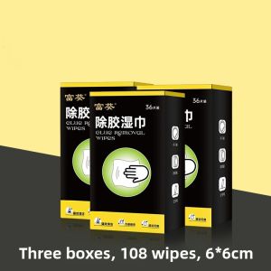 Powerful Sticker Remover Wet Wipes for Car Windshield Glass Multi-Functional Household Strong Cleaning Effortless Solution