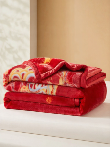 Boyang Home Textile | Wedding Thick Raschel Blanket
