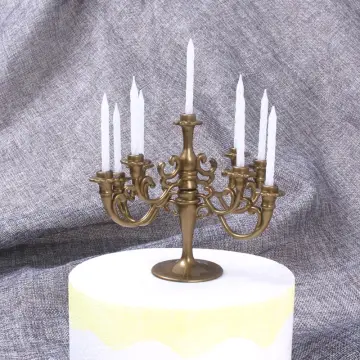 Beauty And The Beast Candle Holder Alarm Clock - Retro Home Decoration Collection Resin Ornament - Birthday Gift (Clock