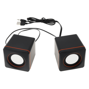 101Z USB 2.0 Mini Portable Speakers Computer Soundbox with 3.5mm Stereo Jack and USB Powered for PC Laptop Smartphone