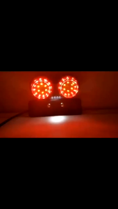 12V Dual LED Light Stop Motorcycle Light Generic Integrated Tail Light Twin Light Premium Brake Turn Signal Brake License Plate
