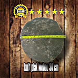 kulit kerbau mentahan buat plak jaipong diameter 30 cm