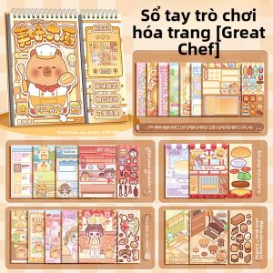 SHUMU | Sách Thủ Công Cảnh Quan Nhỏ DIY Dán Trang Phục Công Chúa Cho Bé Gái 3-6 Tuổi