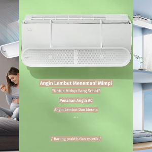 ECOCO Air Conditioner Aeroshield - Pelindung Udara Pendingin Perisai Udara AC Pelindung Sirkulasi Udara Penutup Aliran Udara Deflektor Udara untuk AC