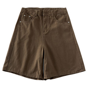 ZHUOCAN | Stylish Breathable Summer Short Pants Loose Fit Mid-length