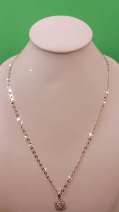 Kalung Set Liatris 02 Sherina Alloy Lapis Mas 18K Petmata Zircon KP0010