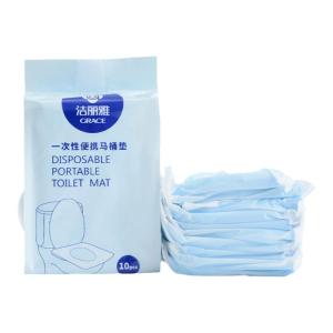 Disposable Waterproof Adhesive Toilet Seat Cover Travel Portable