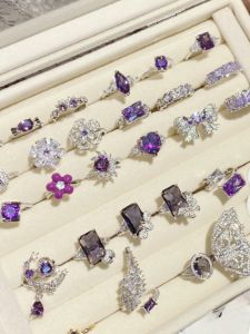 Dreamy Ultra-Fairy Tea Series Ring Plated in 18K Gold Original Design Luxury Bling Elegant High-End Finger Ring for Women