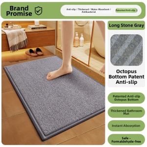 BULULOM | Antimicrobial Slip Resistant Bathroom Mat