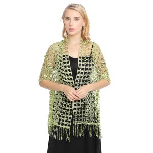 6 Colors Sequin Glitter Evening Dress Shawl Women Gold Black Boleros Shrugs Wraps Bridal Bridesmaid Wedding Shawl Bolero Cape