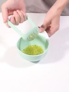 Alat Makan Bayi Mpasi Mangkok Penghalus Pelembut Penghancur Makanan Buah Food Maker Grinding Bowl