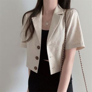 BLAZER WANITA IMPORT CREAM