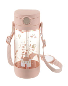 Richell(ริเชลล์) รุ่นใหม่⭐AXSTARS(อัสตร้า) แก้วหลอดดูดกันสำลัก คว่ำไม่หก 450 มล. พร้อมสายคล้องคอ