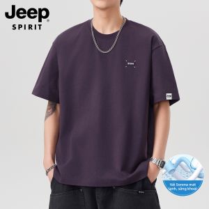 JEEP SPIRIT | Áo Thun Tay Ngắn Mát Lạnh Ice Silk Mùa Hè