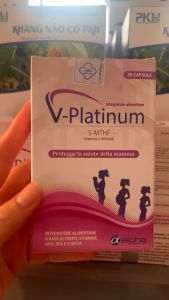 V-Platinum 5-MTHF - Bổ Sung Acid Folic / Folate Sắt Vitamin Tổng Hợp Hỗ Trợ Sinh Sản (30 Viên)