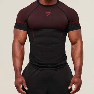 Áo Thun Nam Tập Gym Form Ôm G.S – Thun Lạnh Co Giãn 4 Chiều Mát Body Chuẩn Size M-XXL