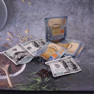 Printed 100 Usa Doller Pattern Transparent Visual Window Seal Bag Matte Dollar Ziplock Bag 10 Pcs 30 Pcs 50 Specifications