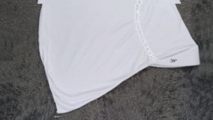 Kerudung instan putih SD model serut