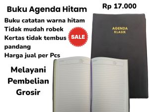 Buku Agenda Warna Hitam