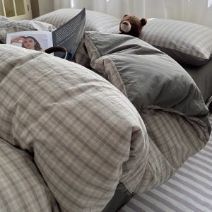 KAMONI | Washed Cotton Bed Sheet Set Four Seasons