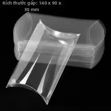Hộp Đựng Kẹo Hình Gối Đa Kích Cỡ 10/20 Chiếc PVC Trong Suốt Quà Tặng Cưới Bao Bì Trang Sức Cho Tiệc Sinh Nhật Tiệc Chào Đón Em Bé