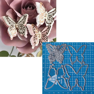 Butterfly metal cutting dies mold Scrapbooking paper craft mould punch template Embossing stencils 1pcs