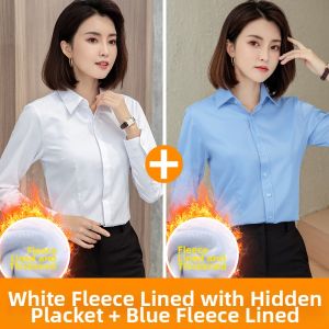 Boman | Fleece-Lined Long Sleeve Thickened Business Shirt