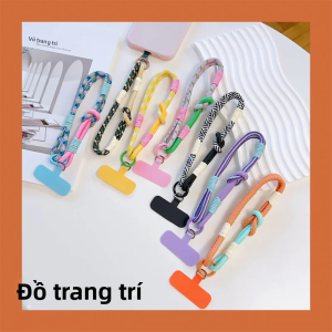 Màu Dopamine Camera Móc Khóa Điện Thoại Di Động Dây Chống Mất Dây Đeo Cổ Tay Áo Dây Ngắn Cho Cốc Nước Túi Phụ Kiện Thời Trang