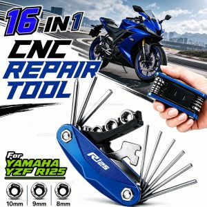 For YAMAHA YZF R125 YZFR125 YZF-R125 MT-125 2008- 2025 Motorcycle Tool Repair Kit Multifunctional Screwdriver Wrench Hex Key