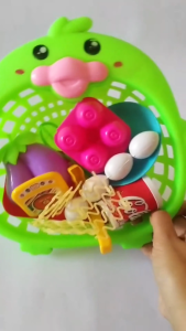 Mainan Masak Masakan Keranjang Bebek Food Kitchen Set Lengkap Anak Playfood